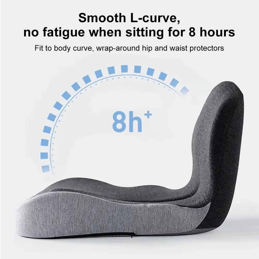Lumbar Support Pillow Memory Foam Seat Cushion For Office Chairs