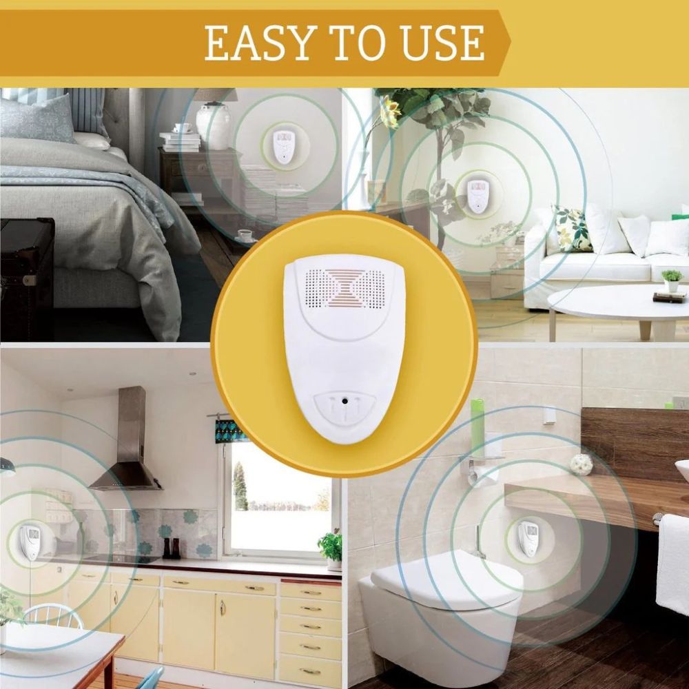 Ultrasonic Mice Repellent Eliminates Mice In 48 Hours Or It's Free