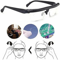Adjustable Focus Glasses For Near And Far Sight With Lightweight Frame