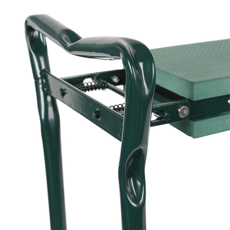 Garden Kneeler And Seat With Ergonomic Cushion For Gardening, Green