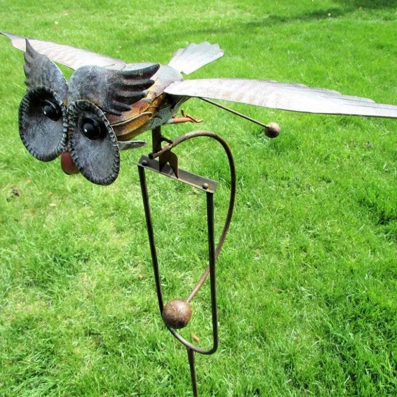 Bird Patio Decoration Metal Garden Art Outdoor Yard Accent Sculpture
