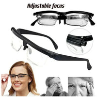 Adjustable Focus Glasses For Near And Far Sight With Lightweight Frame