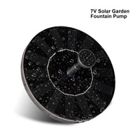 Solar Fountain Pump For Birdbath Pond Pool Floating Water Decor