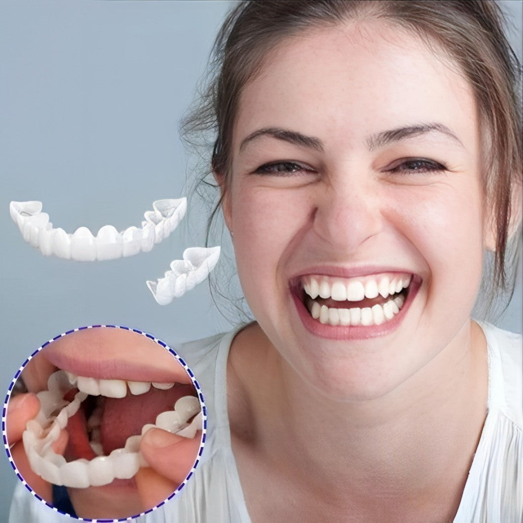 Dental Veneer Set Includes Upper And Lower Teeth For Natural Smile