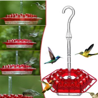Hummingbird Feeder With Ant-Proof Hanging Perch For Outdoor Use
