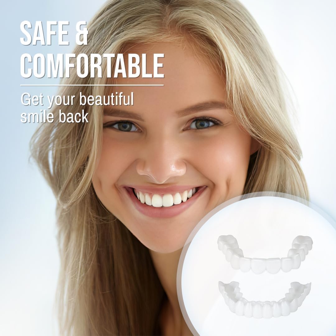 Dental Veneer Set Includes Upper And Lower Teeth For Natural Smile
