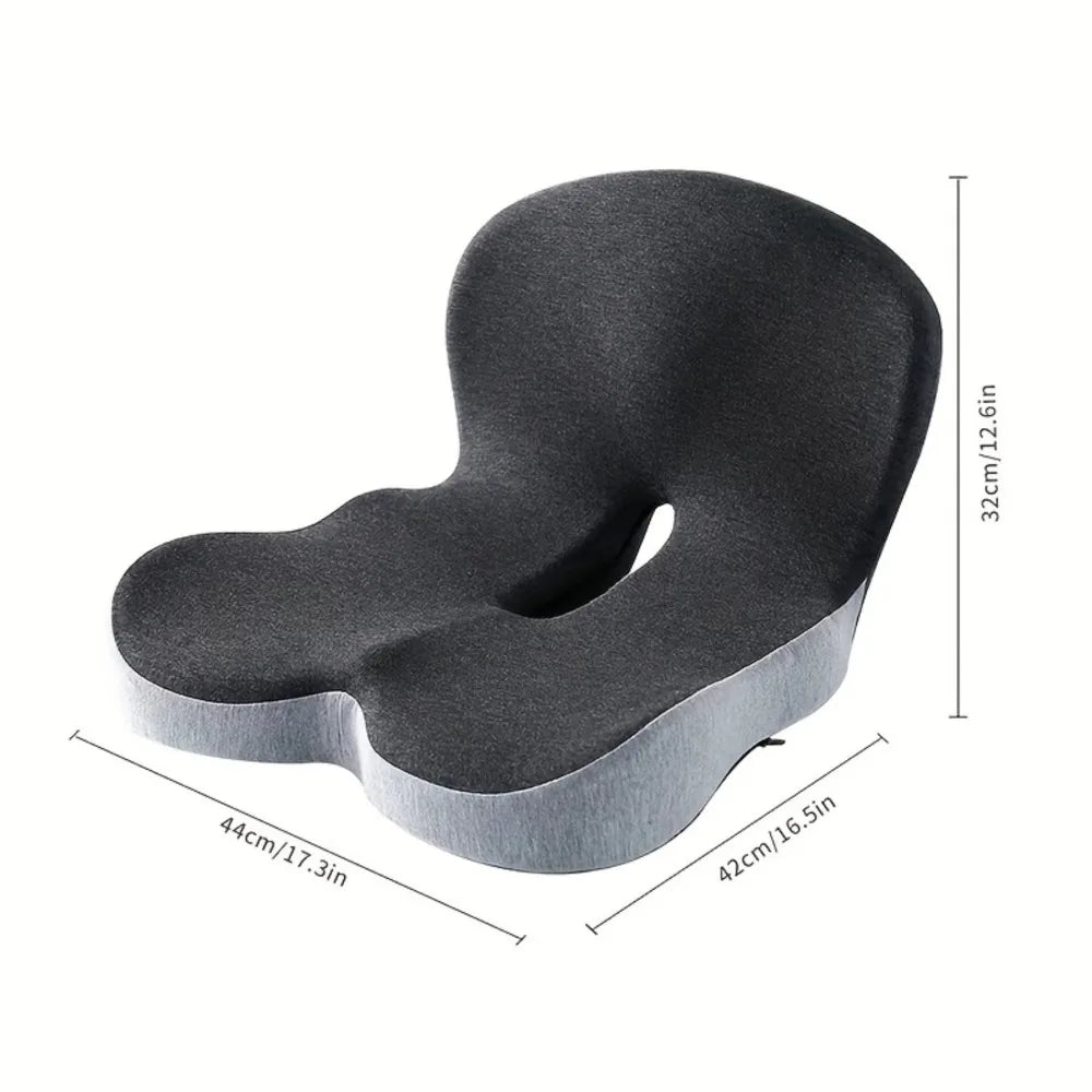 Lumbar Support Pillow Memory Foam Seat Cushion For Office Chairs