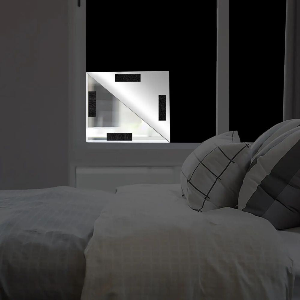 Blackout Window Shade Adhesive Sun Blocking Privacy Cover