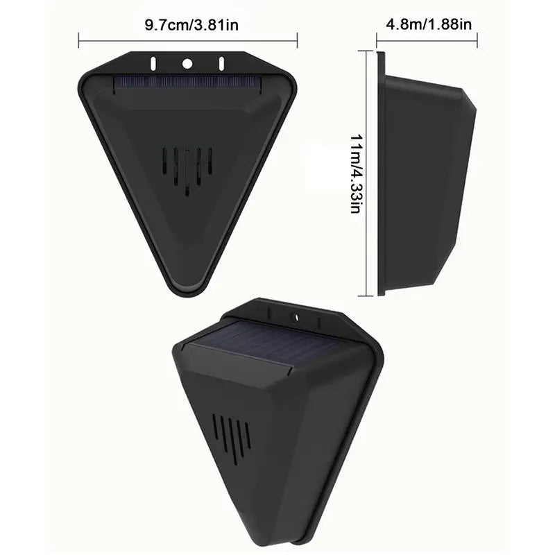 Bird Repeller Solar Powered Outdoor Motion Activated Flashing LED Deterrent