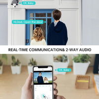Light Bulb Security Camera WiFi 1080p HD Night Vision 360-Degree View