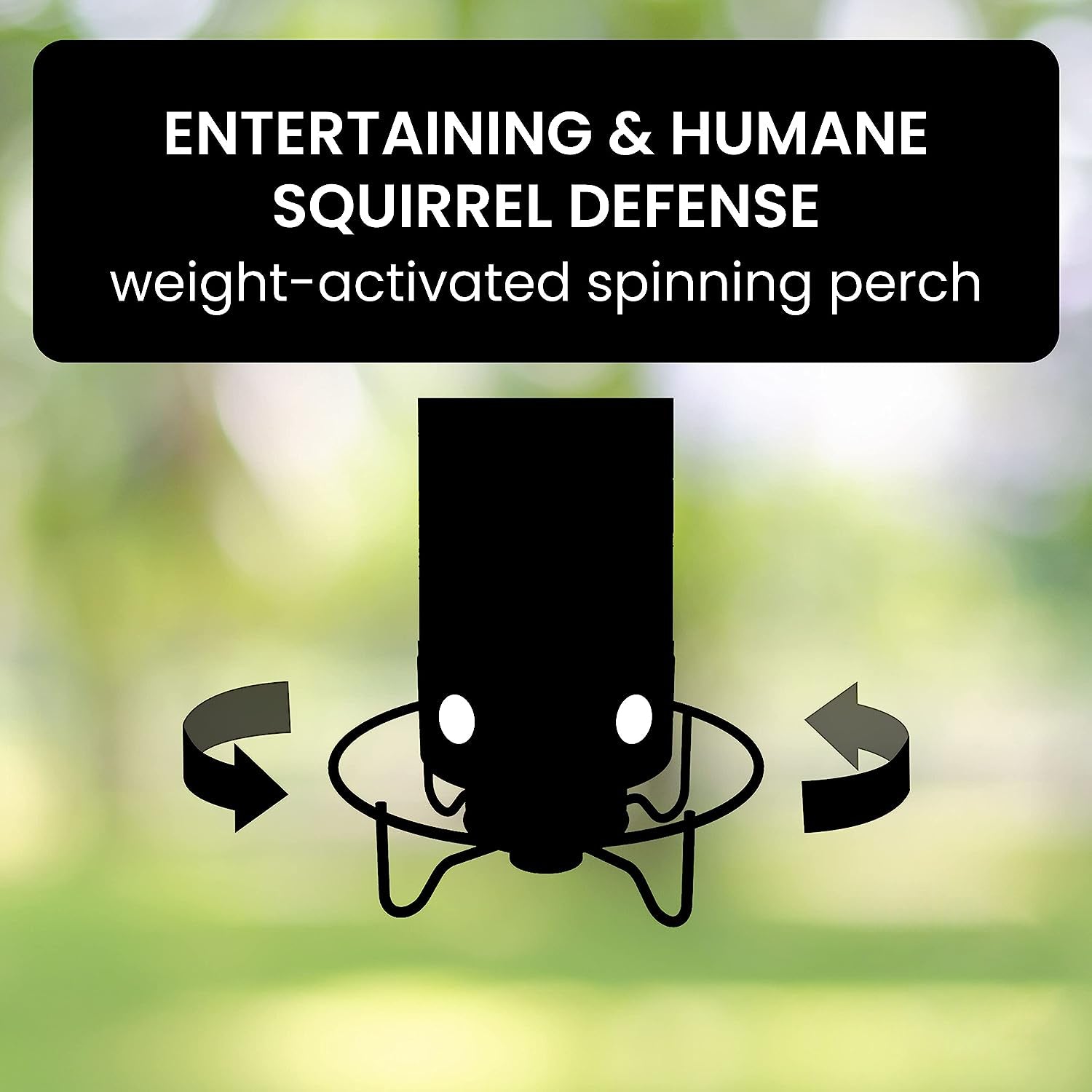 Bird Feeder With Squirrel-Proof Baffle And Weather-Resistant Design