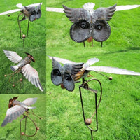 Bird Patio Decoration Metal Garden Art Outdoor Yard Accent Sculpture