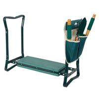 Garden Kneeler And Seat With Ergonomic Cushion For Gardening, Green