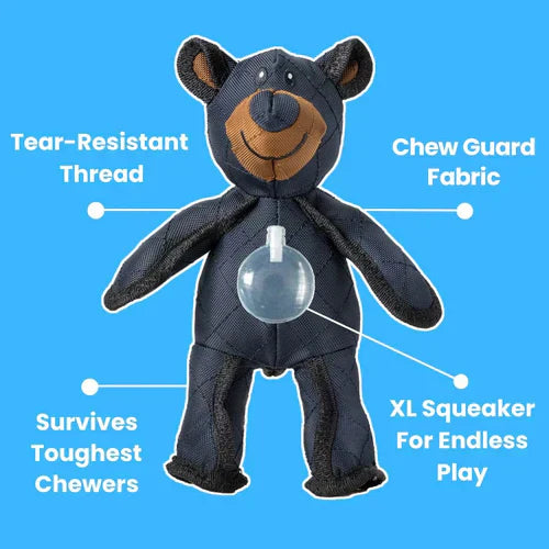Dog Toys Indestructible Interactive Bear-Shaped For Heavy Chewers