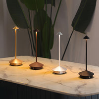 LED Table Lamp Wireless Rechargeable Touch Dimmable Sleek Elegant Design