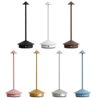 LED Table Lamp Wireless Rechargeable Touch Dimmable Sleek Elegant Design