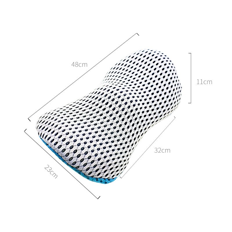 Lumbar Support Cushion Ergonomic Ortho-Inspired Memory Foam Seat Pillow