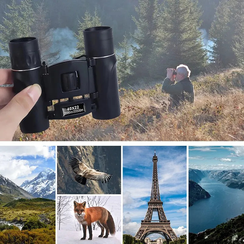 Binoculars 40x22 Military Grade HD For Professional Hunting And Telescopes