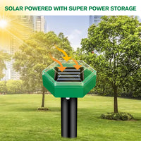Mole Repellent Ultrasonic Outdoor Pest Deterrent Devices 4-Pack