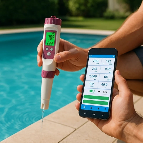 Digital Pool Water Tester For pH And Chlorine Testing Made Easy