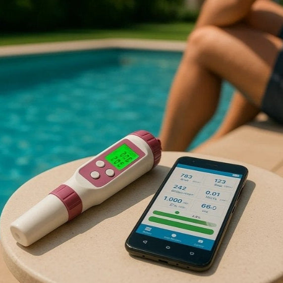 Digital Pool Water Tester For pH And Chlorine Testing Made Easy