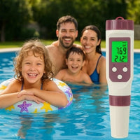 Digital Pool Water Tester For pH And Chlorine Testing Made Easy