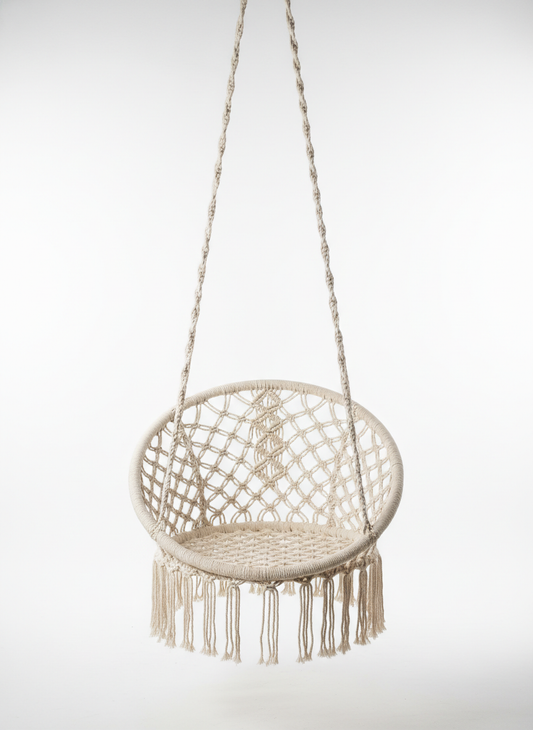 Minimalist Macrame Swing Chair
