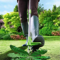 Weed Puller Tool For Garden Grass Root Removal And Cleanup