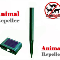 Ultrasonic Animal Repellent Solar Powered Outdoor Motion Activated Wildlife Deterrent