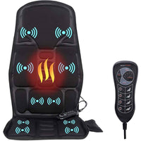 Massage Chair Pad 8 Modes Heated Neck Back Cushion For Car Home