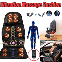 Massage Chair Pad 8 Modes Heated Neck Back Cushion For Car Home