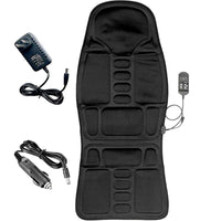 Massage Chair Pad 8 Modes Heated Neck Back Cushion For Car Home
