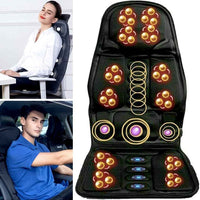 Massage Chair Pad 8 Modes Heated Neck Back Cushion For Car Home