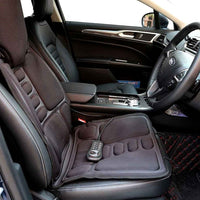 Massage Chair Pad 8 Modes Heated Neck Back Cushion For Car Home