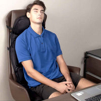 Massage Chair Pad 8 Modes Heated Neck Back Cushion For Car Home