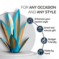 Metal Agave Americana Decorative Plant Sculpture For Indoor And Outdoor