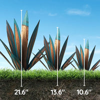 Metal Agave Americana Decorative Plant Sculpture For Indoor And Outdoor