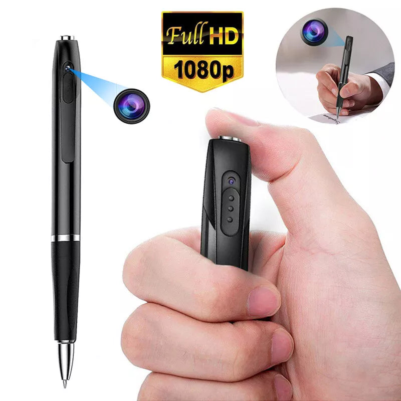 Pen Camera 1080P Voice Video Recorder For Business Conferences Wearable Micro Cam