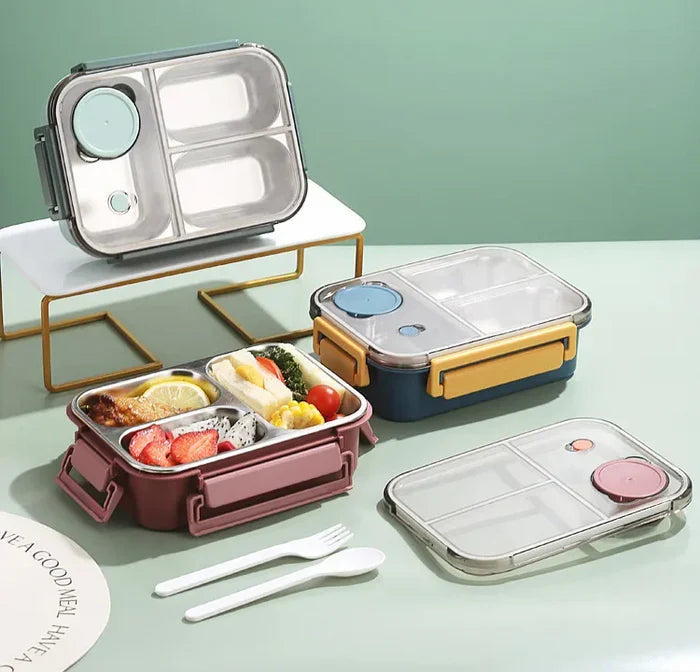 Insulated Food Container With Vacuum Seal For Long Term Heat Retention