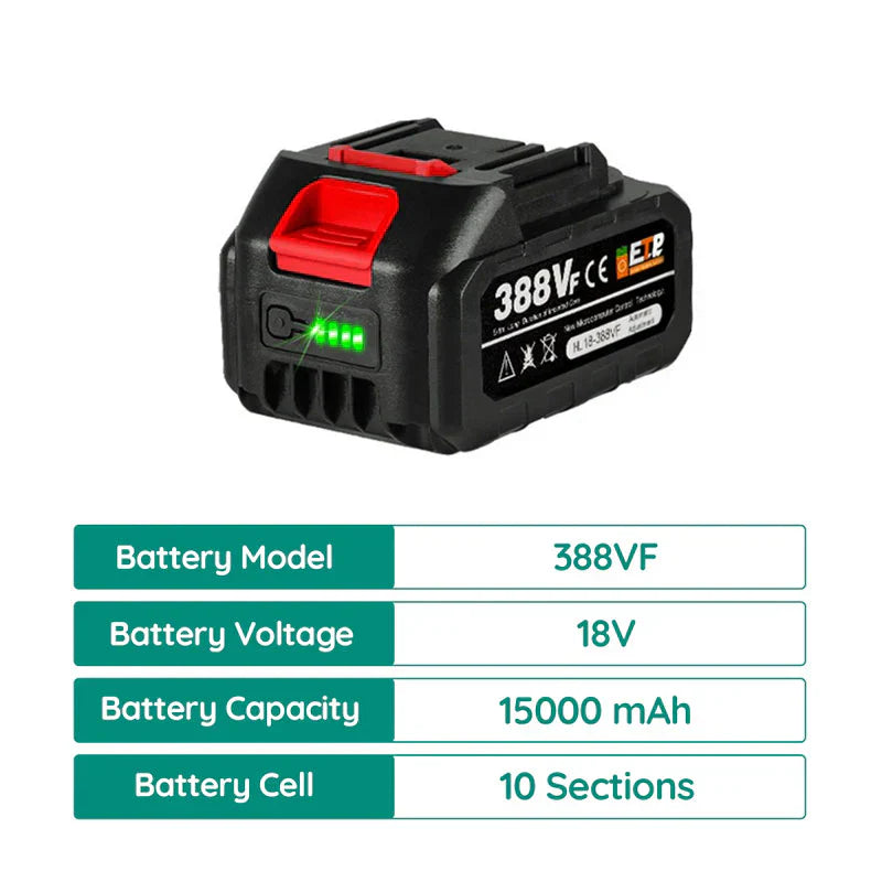 Grass Trimmer Cordless Battery Powered Electric High Power For Yard