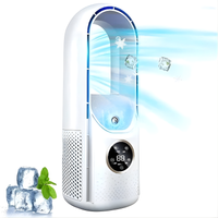 Portable Air Conditioner Bladeless Quiet Cooling For Home And Office