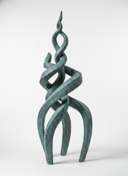 Abstract Metal Garden Sculpture