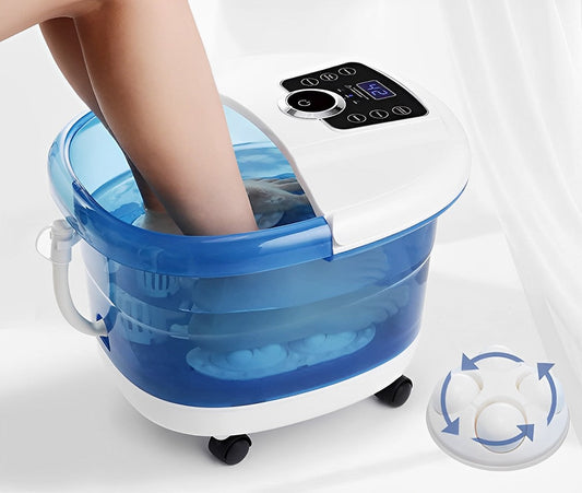 Foot Spa Bath Massager With Heat, Hydrotherapy And Soothing Bubbles
