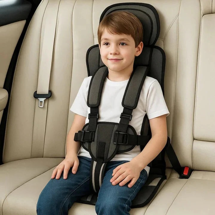 Child Travel Car Seat With Safety Harness For Secure Vehicle Use