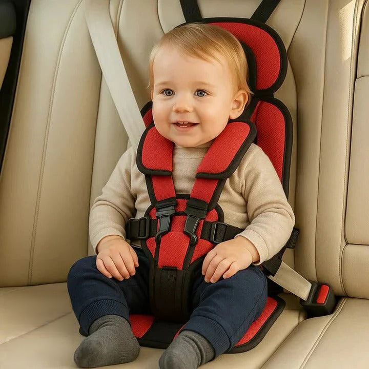 Child Travel Car Seat With Safety Harness For Secure Vehicle Use