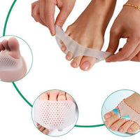 Metatarsal Pads For Forefoot Support, Breathable Cushions, Set Of 2