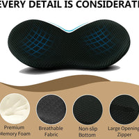 Car Seat Cushion For Shorter Drivers With Adjustable Height And Lumbar Support