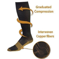 Compression Socks Copper-Infused, 7 Pairs For Men And Women Workout Recovery