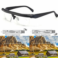 Adjustable Focus Glasses For Near And Far Sight With Lightweight Frame