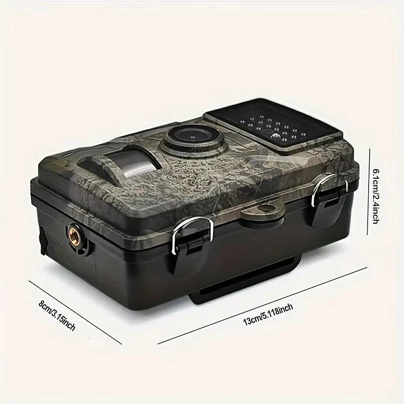 Trail Camera With Night Vision For Outdoor Wildlife Monitoring